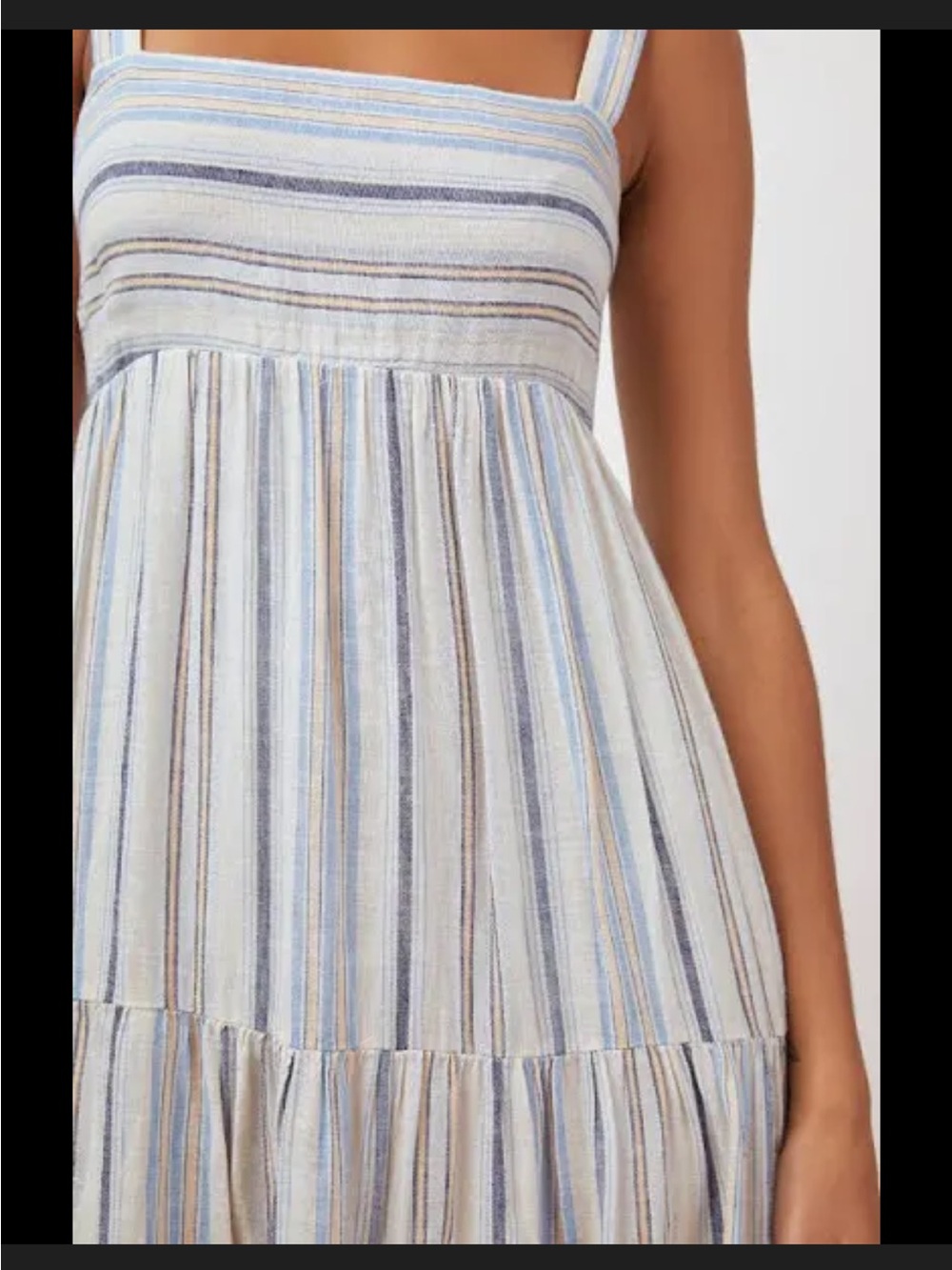 NWT Rails Blue & Cream Striped Maxi Dress, Medium ($198) - Picture 10 of 13